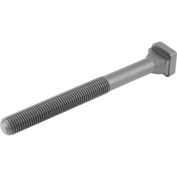 Kipp Screw For T-Slot DIN787 D1=M14X100, L=160, Carbon Steel Black K0698.161601